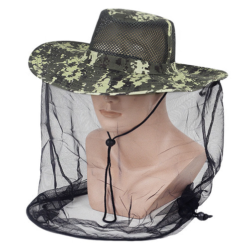 양봉 방충망 모자 (신) 벌초 낚시 캠핑 방충모 메쉬모자