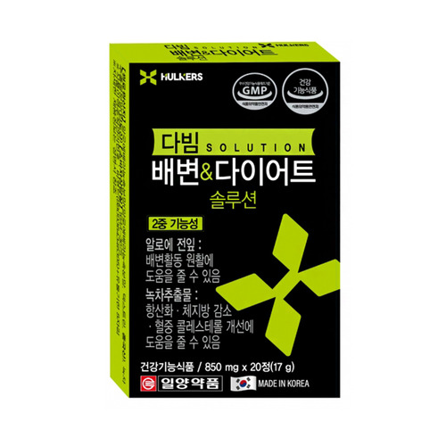 일양약품 다빔 배변 앤 다이어트 솔루션 20정 건강기능식품
