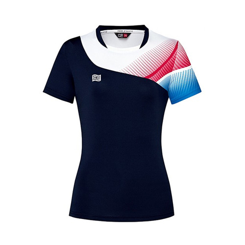 패기앤코 여성 라운드 반팔 티셔츠 ERT-4210 여자 스포츠 상의 운동복