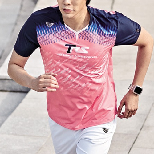 패기앤코 남성 기능성 라운드 반팔 티셔츠 FST-592 남자 운동 스포츠 상의 운동복