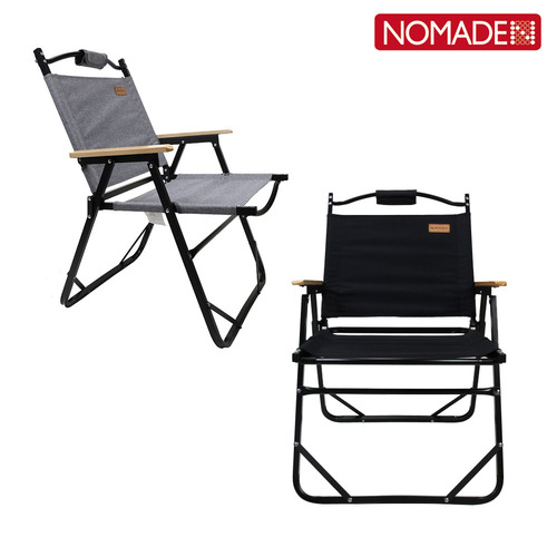 노마드 와이드 로우 폴딩 체어 캠핑 낚시 접이식 의자
